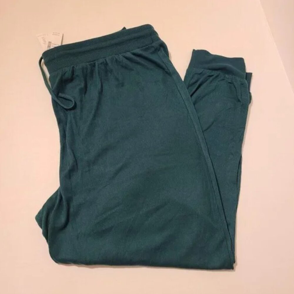 MAURICES SLEEP WOMENS GREEN PAJAMA PANTS - XL - Picture 2 of 3